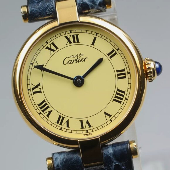 Cartier Accessories - Cartier Watch Mint Must De W/ Full Box